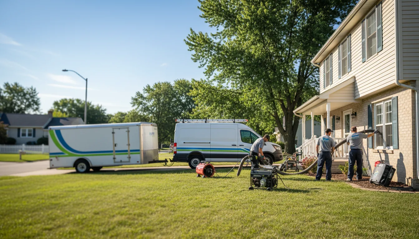 Flooded Basement Restoration And Cleanup With Repair in Preble, NY near me